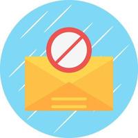 Spam Email Vector Icon Design