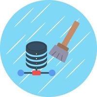 Data Cleansing Vector Icon Design