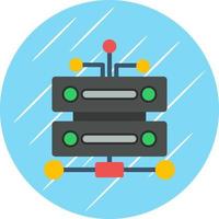 diseño de icono de vector de infraestructura de datos