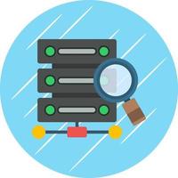 Data Query Vector Icon Design