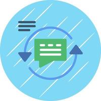 Feedback Loop Vector Icon Design