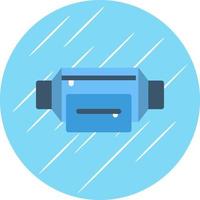 Waist Bag Vector Icon Design