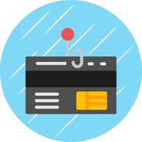 Credit Card Phishing Vector Icon Design