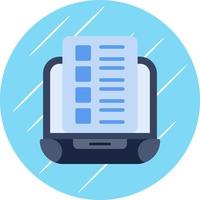 Online Course Vector Icon Design