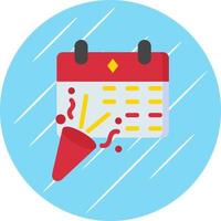 New Year Calendar Vector Icon Design