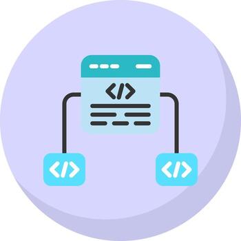 Code Framework Vector Icon Design