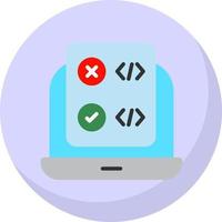 Code Correction Vector Icon Design