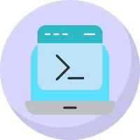 Command Line Vector Icon Design