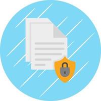 Document Security Vector Icon Design