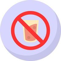 No Drink Vector Icon Design