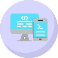 Code Terminal Vector Icon Design