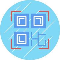 diseño de icono de vector de código qr