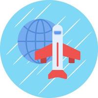 Worldwide Shipping Air Vector Icon Design