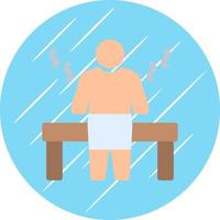 diseño de icono de vector de sauna