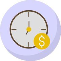 Time is Money Vector Icon Design