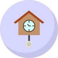 diseño de icono de vector de reloj de cuco