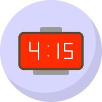 Digital Clock Vector Icon Design