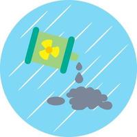 Chemical Spill Vector Icon Design