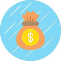 Money Bag Vector Icon Design