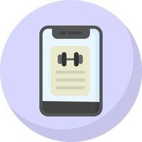 Workout Progress Vector Icon Design