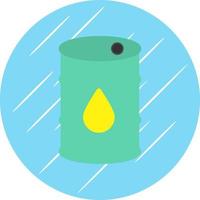 Oil Barrell Vector Icon Design