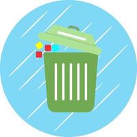 diseño de icono de vector de basura