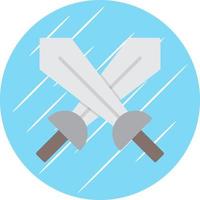 Swords Vector Icon Design