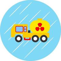 Neclear Truck Vector Icon Design