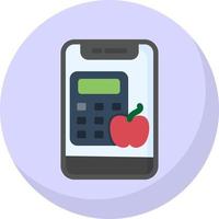 Calorie Calculator Vector Icon Design