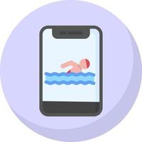 Swimming Vector Icon Design