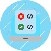 Code Correction Vector Icon Design