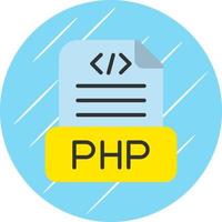 diseño de icono de vector de archivo php