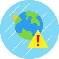 Earth Danger Vector Icon Design