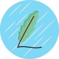 Writing Feather Vector Icon Design