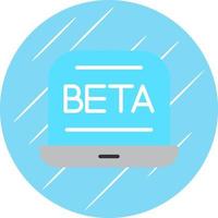 diseño de icono de vector beta