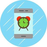 diseño de icono de vector de alarma de teléfono inteligente