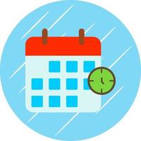 Time Plan Vector Icon Design