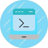 Command Line Vector Icon Design