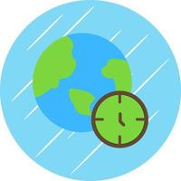 Time Zone Vector Icon Design