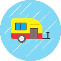 diseño de icono de vector de caravana