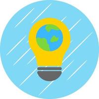 Earth Hour Vector Icon Design