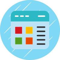 Website Layout Vector Icon Design