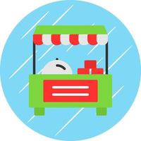 Food Stand Vector Icon Design