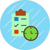 Tasks Schedule Vector Icon Design