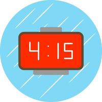 Digital Clock Vector Icon Design