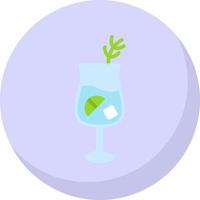Gin Tonic Vector Icon Design