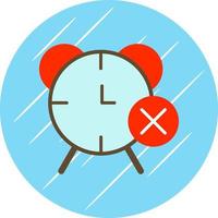 eliminar el diseño del icono del vector de alarma