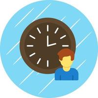 diseño de icono de vector de horas de trabajo