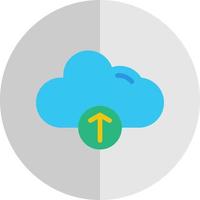 Cloud Upload Alt Vector Icon Design