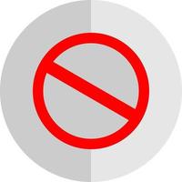Slash Vector Icon Design